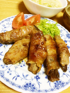 味噌ダレが美味しい＊なすの豚肉巻き-レシピのメイン写真