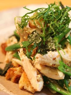鶏ささみとオクラの薬味和え-レシピのメイン写真