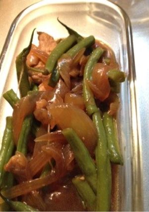 夏の副菜:いんげん鶏むね甘辛炒め-レシピのメイン写真