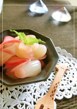 らっきょう＋ラディッシュ・みょうが漬け-レシピのメイン写真
