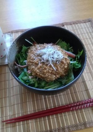 残り物でできちゃう！ご立派納豆丼-レシピのメイン写真