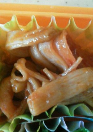 かにかまの炒め物　お弁当の隙間に…-レシピのメイン写真