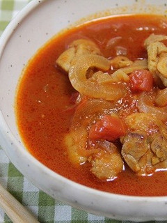 チキンのオニオントマト煮-レシピのメイン写真
