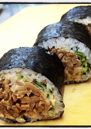 肉巻き寿司-レシピのメイン写真