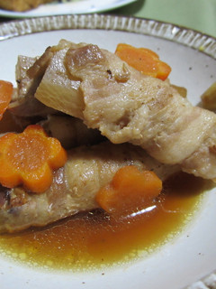 大根にギュッと巻いた豚バラ肉煮-レシピのメイン写真