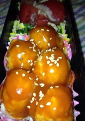 鶏挽肉☆ミートボール弁当☆-レシピのメイン写真