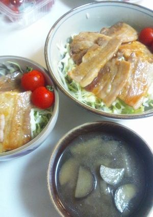 超簡単♪お手軽豚バラ丼-レシピのメイン写真