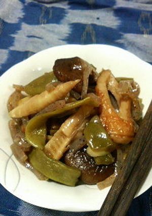 今が旬！インゲン豆さんとたけのこの煮物-レシピのメイン写真