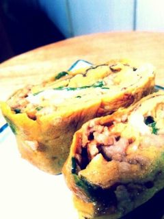 卵焼きー鶏そぼろでボリューミーに-レシピのメイン写真