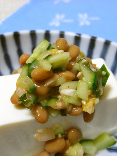 発酵食品☆混ぜるだけ~キムチ納豆冷奴♪-レシピのメイン写真
