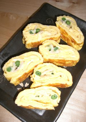 いんげんとベーコンのチーズ卵焼き★-レシピのメイン写真