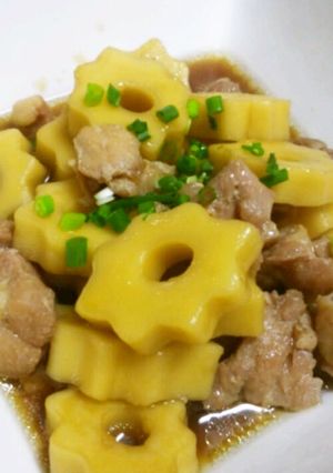 ちくわぶと鳥肉の煮物-レシピのメイン写真