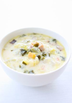 野菜の旨み【煮込み野菜のミルクスープ】-レシピのメイン写真
