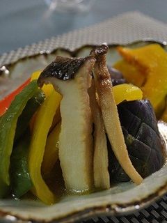 夏野菜の揚げびたし-レシピのメイン写真