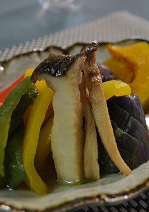 夏野菜の揚げびたし-レシピのメイン写真