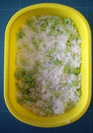 クラッシュ！枝豆ご飯 塩麹豆ご飯続編です-レシピのメイン写真