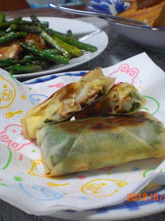ホタテチーズ春巻き-レシピのメイン写真