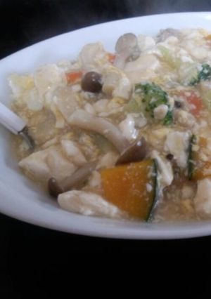 鱈＆豆腐のヘルシーあんかけ丼-レシピのメイン写真