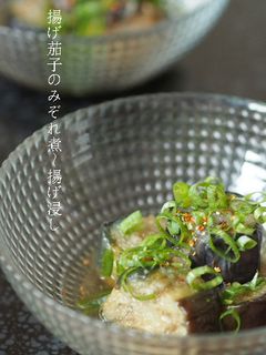 揚げナスのみぞれ煮~揚げ浸し-レシピのメイン写真