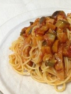 ラタトゥイユをリメイク 冷製パスタ-レシピのメイン写真