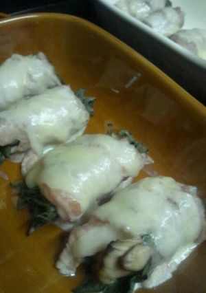 簡単☆シソとマイタケの豚肉巻-レシピのメイン写真