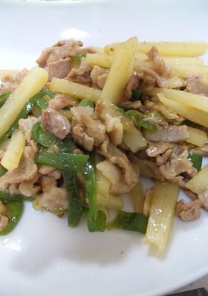 超簡単☆じゃがいもの青椒肉絲-レシピのメイン写真