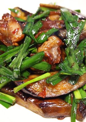 なすと豚バラ肉の中華風みそ炒め-レシピのメイン写真