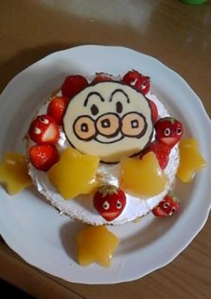 初めてのキャラデコケーキ-レシピのメイン写真