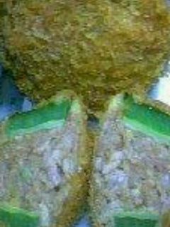 ちょっぴり大人な…ゴーヤーの肉詰めフライ-レシピのメイン写真