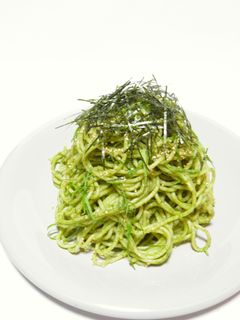 和風ジェノベーゼ*大葉の冷製スパゲティ♪-レシピのメイン写真
