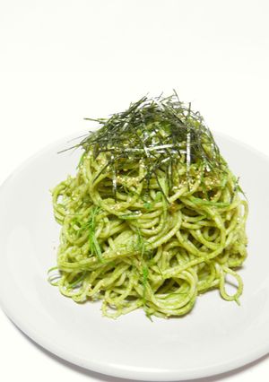 和風ジェノベーゼ＊大葉の冷製スパゲティ♪-レシピのメイン写真