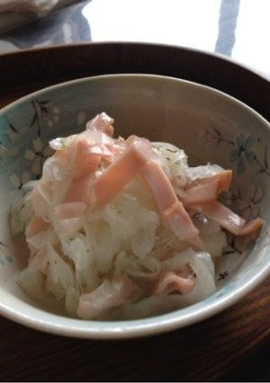 簡単ｗ玉ねぎ消費♪ハムと玉ねぎのマリネ-レシピのメイン写真