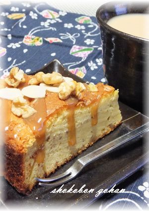 ティータイムに❤キャラメルナッツケーキ-レシピのメイン写真