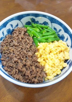 簡単★しっかり味の三色丼★-レシピのメイン写真