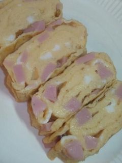 ソーセージ入り卵焼き-レシピのメイン写真