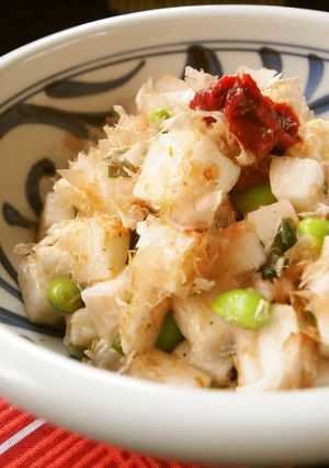 梅紫蘇香る長芋と枝豆の和風サラダ-レシピのメイン写真