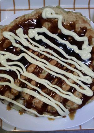 じゃがいもDEモチモチお好み焼き^o^-レシピのメイン写真