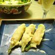 オクラ生ハム揚げ