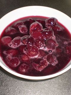 アメリカンチェリーの赤ワイン煮♪-レシピのメイン写真
