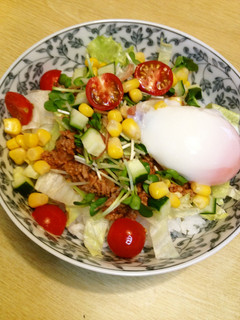 カフェ飯再現♪タコライス風丼♪-レシピのメイン写真