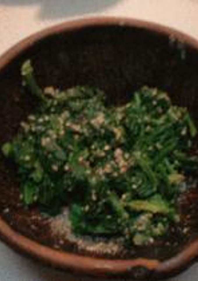 ほうれん草のごま酢あえ-レシピのメイン写真