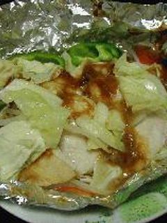 鶏と野菜のホイル焼きチャンチャン焼き風-レシピのメイン写真