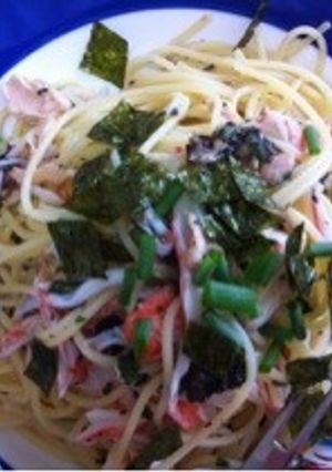 混ぜるだけパスタ(赤シソ＆ツナ)-レシピのメイン写真