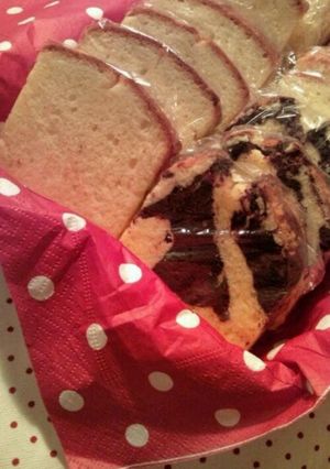 簡単♪マーブルパウンドケーキ-レシピのメイン写真