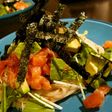 サーモンとアボカドのわさび醤油冷製パスタ