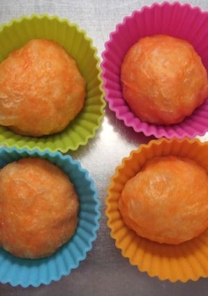 一晩お休み❤人参ぱん❤レンジ-レシピのメイン写真