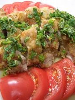 鶏のから揚げ香菜(パクチー)ソース-レシピのメイン写真