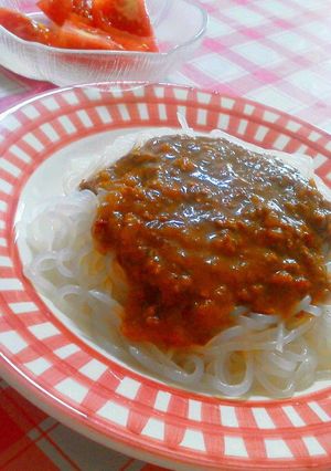 ダイエットに！カレー白滝！-レシピのメイン写真
