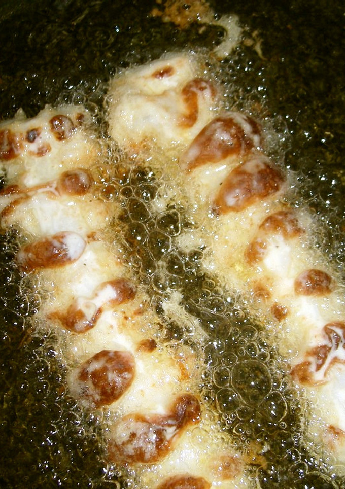 桜エビ風味ちくわ天ぷら＆残り衣で天かす　-レシピのメイン写真