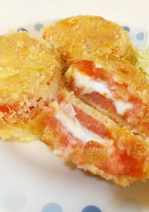★トマトとモッツァレラチーズのフライ★-レシピのメイン写真